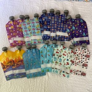 Simple Modern refillable snack pouches